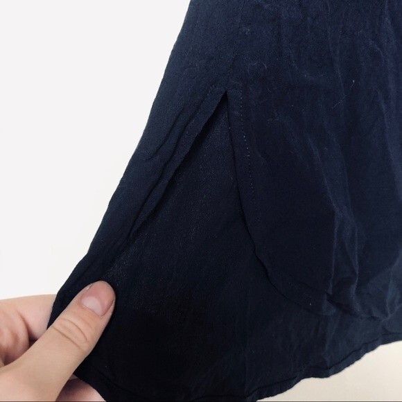 Madewell Navy Novella Sleeveless Blouse Size Small - Picture 6 of 8